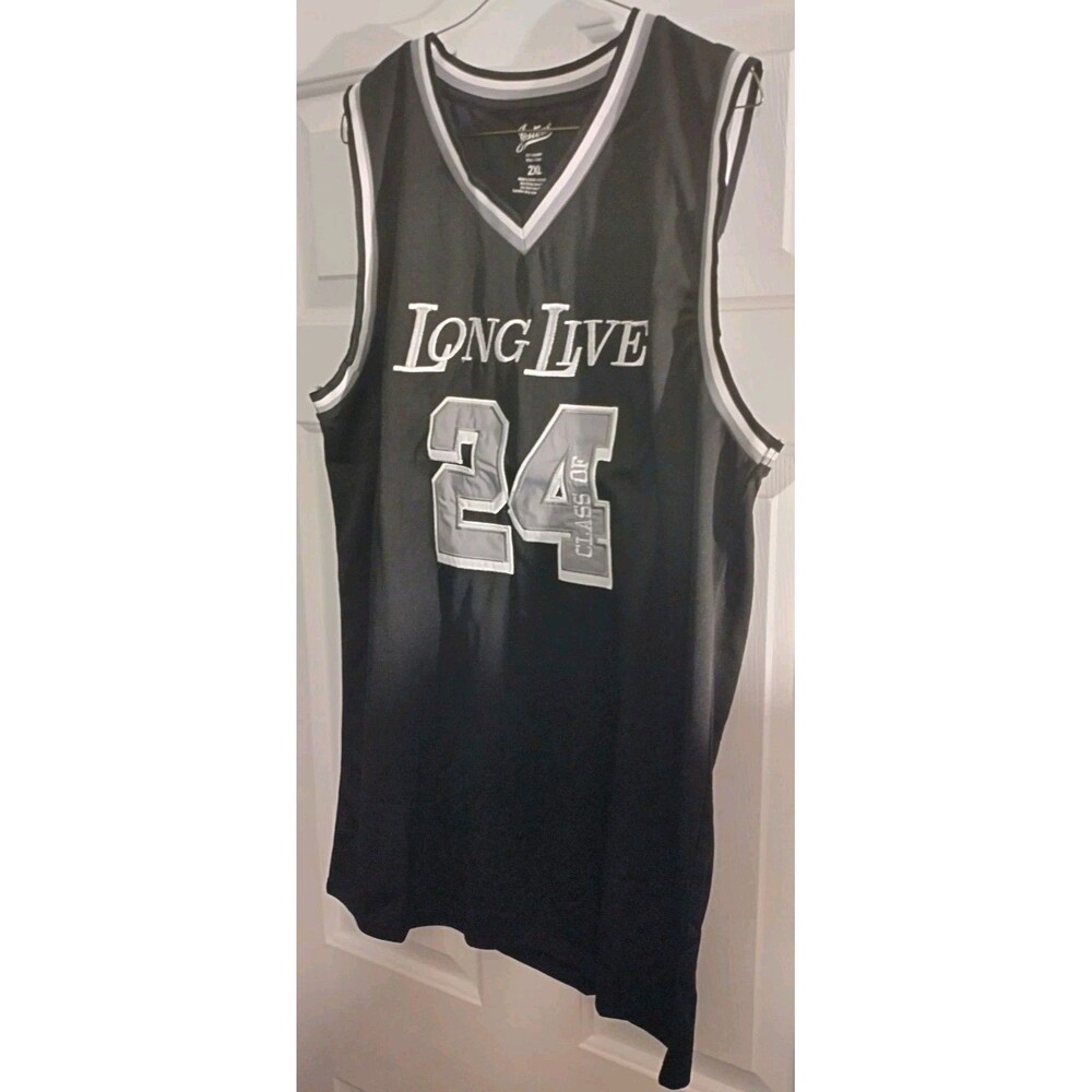 New Class Of 2024 XXL Jersey Basketball #24 Senior Long Live Jostens Double XL